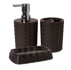 Picture of Triple Bath Set Brown